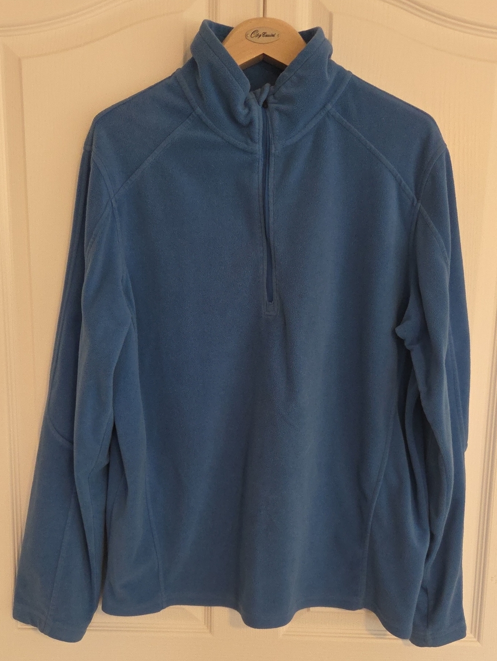 Alpine Design Slate Blue Quarter-Zip Fleece Pullover